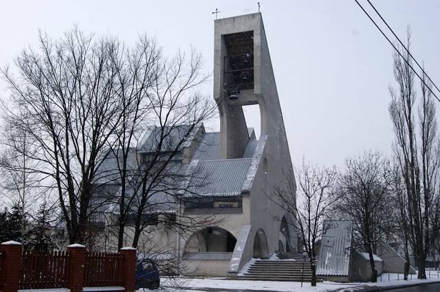 Kościół – Parafia Niepokalanego Serca Najświętszej Maryi Panny, Kraków-os. Rybitwy-Przewóz